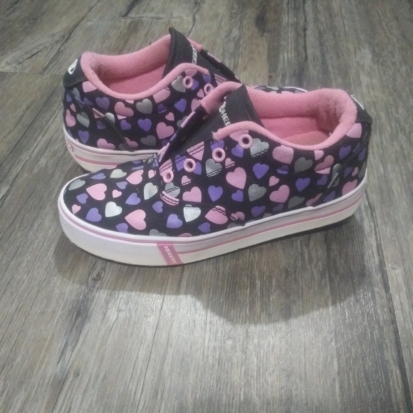 heelys silver hearts